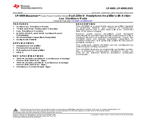 LM4809LDX/NOPB.pdf