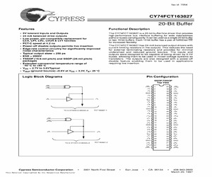 CY74FCT163827ATPAC.pdf