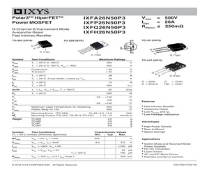 IXFH26N50P3.pdf