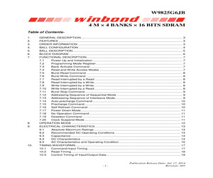 W9825G6JB-6I/TRAY.pdf