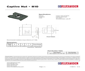 NUT CAPTIVE NO10 PK100.pdf