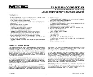 MX26LV800TTC-55.pdf