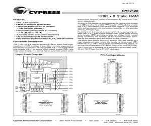 CY62128-70ZI.pdf