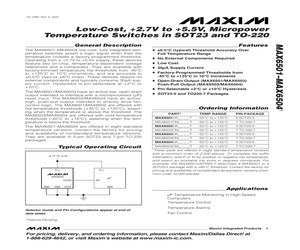 MAX6501UKP055+.pdf