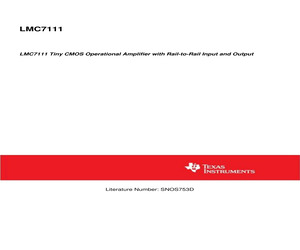 LMC7111BIM5X.pdf