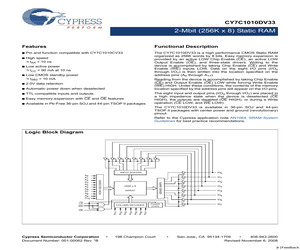 CY7C1010DV33-10ZSXIT.pdf