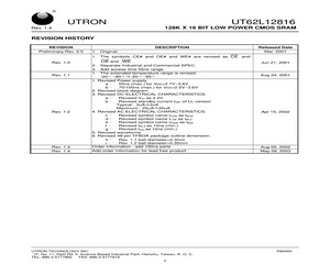 UT62L12816BSL-100LLE.pdf