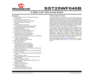 SST25WF040BT-40I/NP.pdf