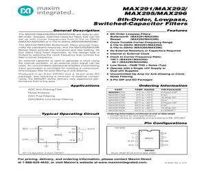 MAX292CSA+T.pdf